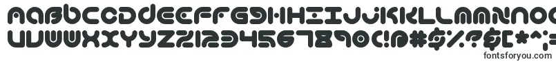 Шрифт TechniqueBrk – круглые шрифты