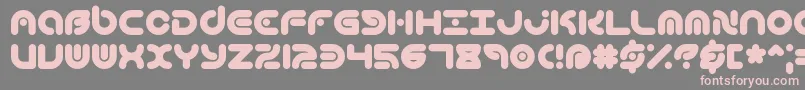 TechniqueBrk Font – Pink Fonts on Gray Background