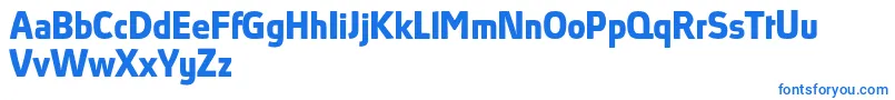 Шрифт AbsolutProBoldReduced – синие шрифты