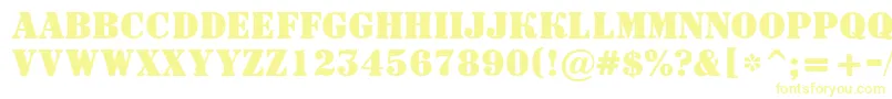 ASignboardtitulBold Font – Yellow Fonts