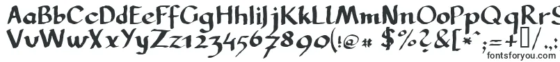 Шрифт Llcarg – широкие шрифты