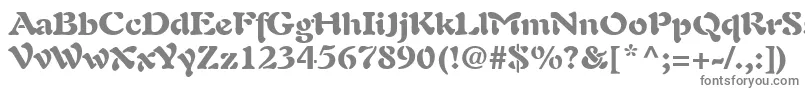 PaletteBlackSsiBlack Font – Gray Fonts on White Background