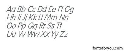 Обзор шрифта VolteItalic