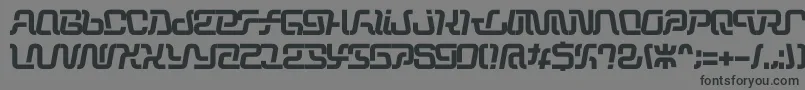 Operation Font – Black Fonts on Gray Background