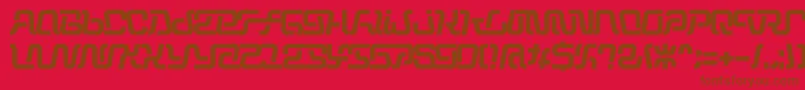 Operation Font – Brown Fonts on Red Background
