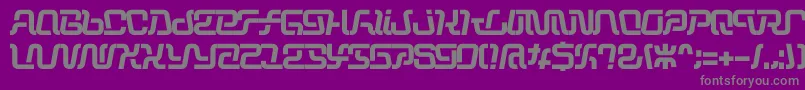 Operation Font – Gray Fonts on Purple Background