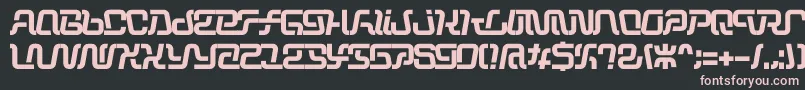 Operation Font – Pink Fonts on Black Background