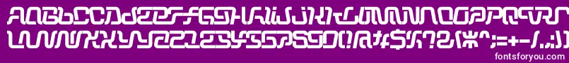 フォントOperation – 紫の背景に白い文字