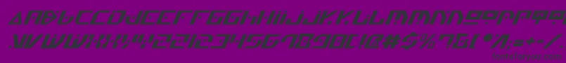 fuente GenerationNthItalic – Fuentes Negras Sobre Fondo Morado