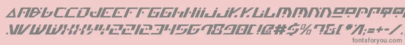 More about GenerationNthItalic Font GenerationNthItalic Font – Gray Fonts on Pink Background