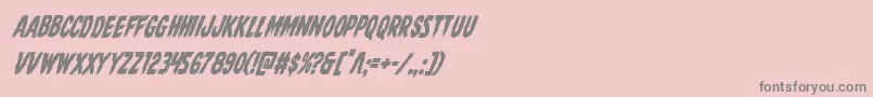 Direwolfcondital Font – Gray Fonts on Pink Background