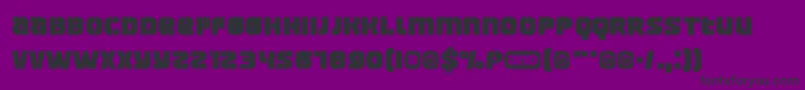 Manchest Font – Black Fonts on Purple Background