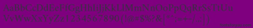 AmiriRegular Font – Black Fonts on Purple Background