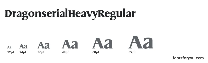 DragonserialHeavyRegular Font Sizes