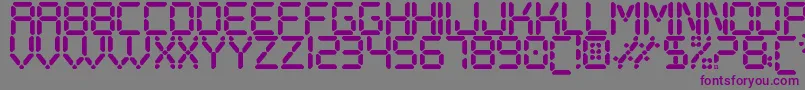fuente DigitalPlaySt – Fuentes Moradas Sobre Fondo Gris