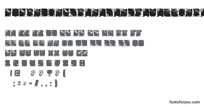 Шрифт FtfIndonesianaSansJavallonia – алфавит, цифры, специальные символы