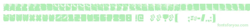 FtfIndonesianaSansJavallonia Font – Green Fonts on White Background