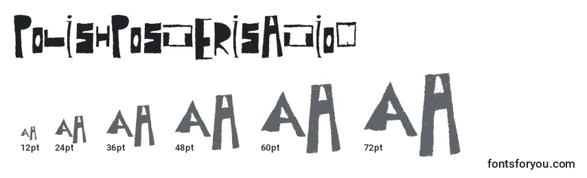 PolishPosterisation Font Sizes