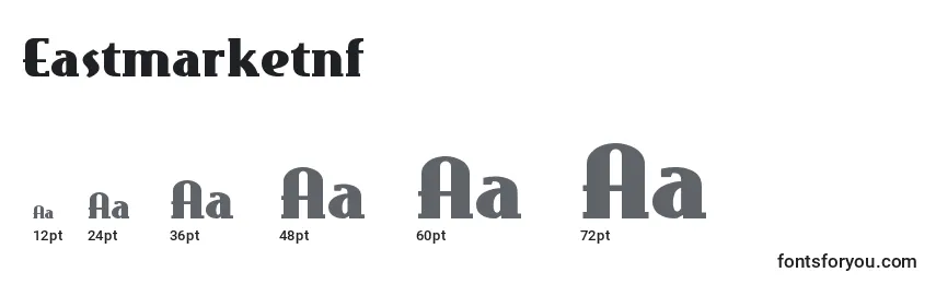 Размеры шрифта Eastmarketnf (114719)