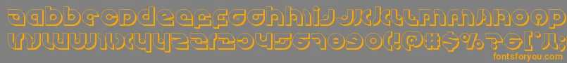 fuente Kovacsspot3D – Fuentes Naranjas Sobre Fondo Gris