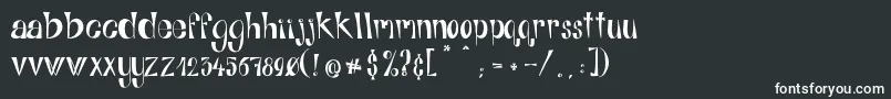 AlphabitsRegular-Schriftart – Weiße Schriften