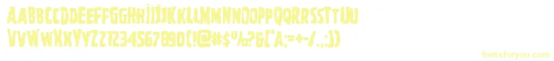 Ghoulishintentmangle Font – Yellow Fonts