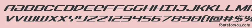 Sdfsuperital Font – Black Fonts on Pink Background