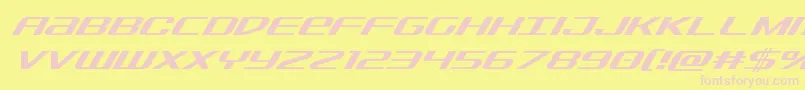 fuente Sdfsuperital – Fuentes Rosadas Sobre Fondo Amarillo