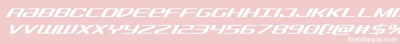Sdfsuperital Font – White Fonts on Pink Background