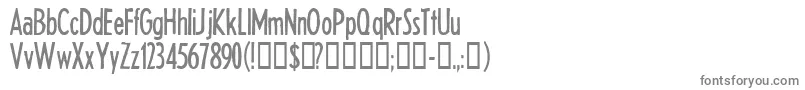 HeadlineTwoHplhs Font – Gray Fonts on White Background