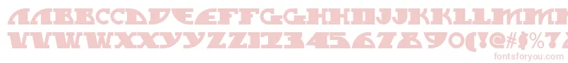 My Gal Swoopy Nf Font – Pink Fonts on White Background