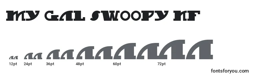 My Gal Swoopy Nf Font Sizes