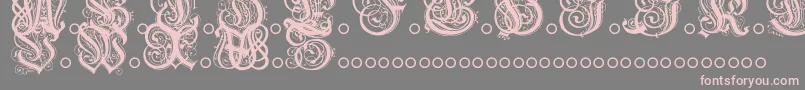 More about Hentzau Font Hentzau Font – Pink Fonts on Gray Background