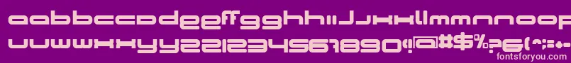 Weitere Informationen zur BnCosmicGirl-Schriftart BnCosmicGirl-Schriftart – Rosa Schriften auf violettem Hintergrund