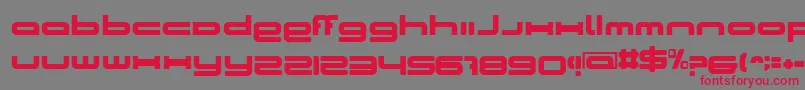 BnCosmicGirl Font – Red Fonts on Gray Background