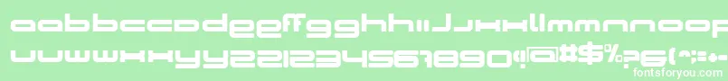 BnCosmicGirl Font – White Fonts on Green Background