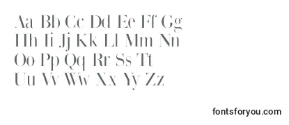 Review of the Thinmangiambattista Font