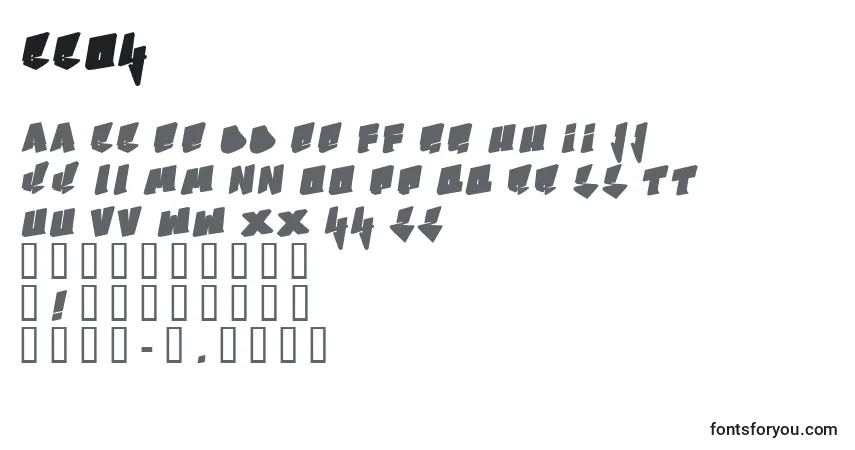 Шрифт Bboy – алфавит, цифры, специальные символы