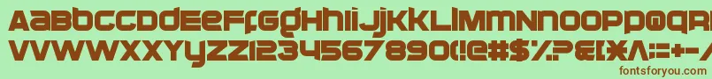 En savoir plus sur la police CassiusGarrod Police CassiusGarrod – polices brunes sur fond vert