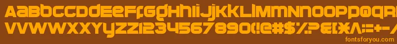 En savoir plus sur la police CassiusGarrod Police CassiusGarrod – polices orange sur fond brun
