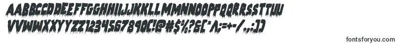 Zombiecontrolcondital-fontti – Alkavat Z:lla olevat fontit