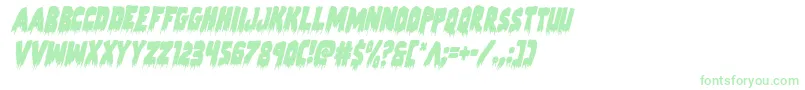 Zombiecontrolcondital Font – Green Fonts