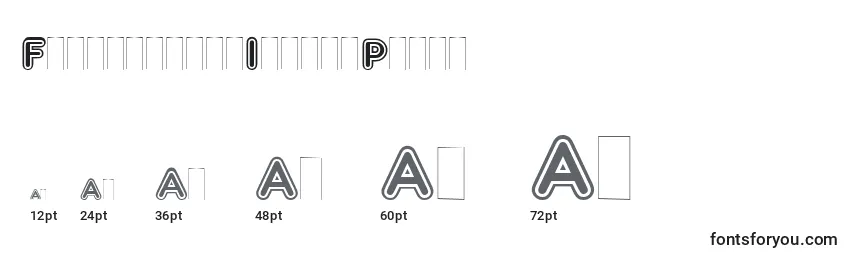 FrankfurterInlinePlain Font Sizes