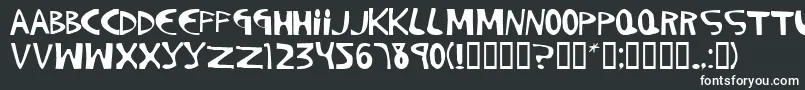 フォントPigment08 – 白い文字