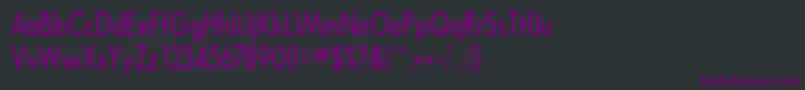 Шрифт Futurnrb – фиолетовые шрифты на чёрном фоне