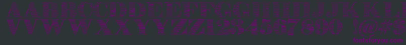Stonestoryebo Font – Purple Fonts on Black Background