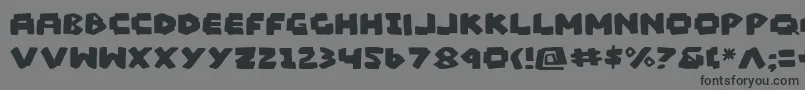 MadMarker Font – Black Fonts on Gray Background