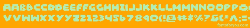 More about MadMarker Font MadMarker Font – Green Fonts on Orange Background