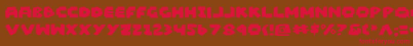 MadMarker Font – Red Fonts on Brown Background