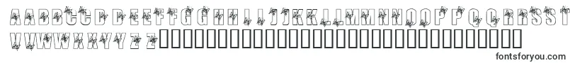 KrButterfly3-fontti – Alkavat K:lla olevat fontit